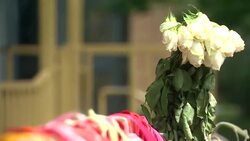 Ribbons left as tributes outside Cape Town Post Office News Clip