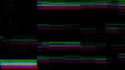 Noise on Analog TV Screen VHS Stock Footage