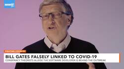 Conspiracy Theories Falsely Link COVID-19 To Bill Gates News Clip