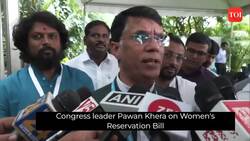 Congress leader Pawan Khera on Women's Reservation Bill News Clip