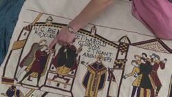 CLEAN : UK woman on 11-year mission to reproduce Bayeux Tapestry News Clip