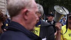 Extinction Rebellion activists rally outside London's Science Museum in protest against Shell News Clip