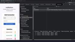 JavaScript Masterclass - Zero to Job-Ready with Hands-On Projects - Transactions on localStorage / 235 Instructional Video