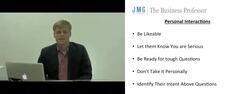 Personal Interaction in Employment Negotiations Instructional Video