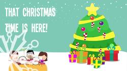 Christmas Time Is Here | Kids Christmas Songs | Lyrics | Preschool Songs Instructional Video