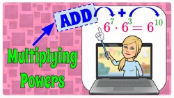 Multiplying Powers - Product of Powers Property Instructional Video