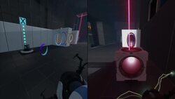 Portal 2 Co-op Walkthrough / Course 1 - Part 3 - Room 03/06 Instructional Video