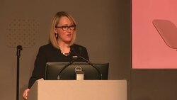 Rebecca Long Bailey making a speech in Salford News Clip