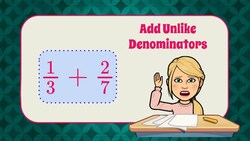 How to Add Fractions with Unlike Denominators Instructional Video