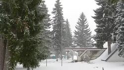 Winter mountain landscape Stock Footage