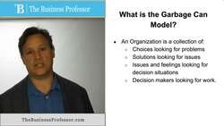Garbage Can Model Decision Making Instructional Video