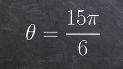 Graphing an Angle in Thirds Using PI as an Aide Instructional Video