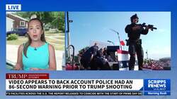Video appears to show police had warning prior to Trump shooting News Clip