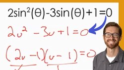 Solve Quadratic Trig Equations Instructional Video