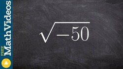 Rewriting a number using i Instructional Video