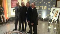 Jimmy Page at Led Zeppelin by Led Zeppelin book launch Stock Footage