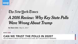 Should We Trust The Polls In 2020? News Clip
