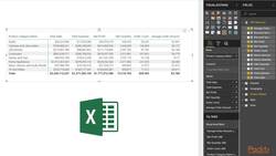 Learning Microsoft Power BI - Creating Visualizations-Matrix Table Instructional Video