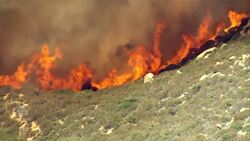 California fires triple in size overnight News Clip