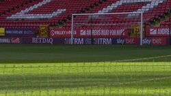 Shots of The Valley stadium News Clip