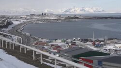 CLEAN : Images of Svalbard's main city Longyearbyen in the Norwegian arctic News Clip