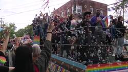 Pride parade marches through Babylon Village News Clip