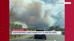 Wildfire burns 8,500 acres in Ocean and Lacey townships, only 10% contained News Clip