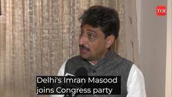 Former BSP leader Imran Masood joins Congress, faces expulsion over Rahul Gandhi praise News Clip