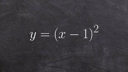 Graph a quadratic function using a table of values Instructional Video