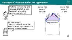 Length of the hypotenuse Instructional Video