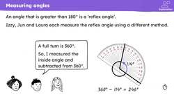 Checking and securing understanding of angle notation and drawing/measuring angles Instructional Video