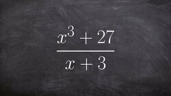 Dividing two polynomials using synthetic division Instructional Video