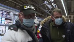 CLEAN : French farmers protest in Rennes against supermarket prices News Clip