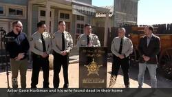 Police investigate after Gene Hackman and wife found dead at home News Clip