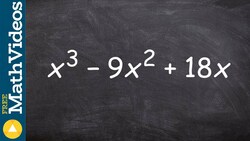 Factor a trinomial by first factoring out the GCF Instructional Video