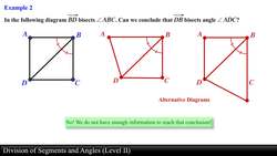 Geometry: Division of Segments and Angles (Level 2 of 8) Instructional Video
