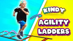 Preschool and Kindergarten Sport - Agility ladder ideas for co-ordination and balance Instructional Video