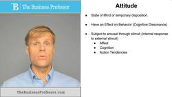 Attitude (Organizational Behavior) Instructional Video