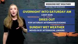 Mostly sunny skies in Brooklyn; showers to arrive tomorrow News Clip