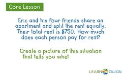 Writing Algebraic Equations: Multiplication and Division in Real-World Scenarios Instructional Video