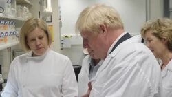 Boris Johnson at Francis Crick Institute News Clip