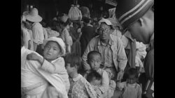 Internally displaced South Koreans at start of Korean War News Clip