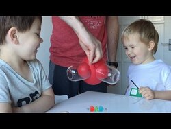 Science Experiment: Balloon and Sticking Glasses Instructional Video