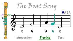 Recorder Song #6: The Boat Song Instructional Video