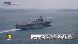 Japanese warships dock in New Zealand after nearly 90 Years News Clip