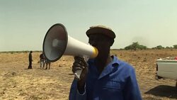South Sudan bomb disposal unit Stock Footage