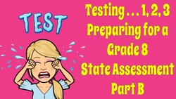Grade 8 Test Prep: Calculator Section Practice Questions Instructional Video