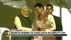 Devendra Fadnavis Oath-Taking Ceremony: Fadnavis Takes Oath As Maharashtra CM News Clip