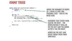 From 0 to 1 Data Structures & Algorithms in Java - Count Trees, Print Range and Is BST Instructional Video