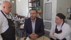 Coffee shop staffed by waiters with disabilities News Clip